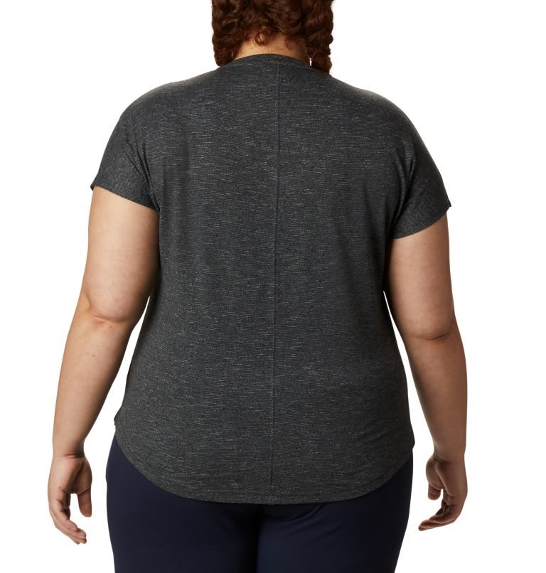 Women's Columbia Cades Cape T Shirts Black | Plus Size CA-Y51L0